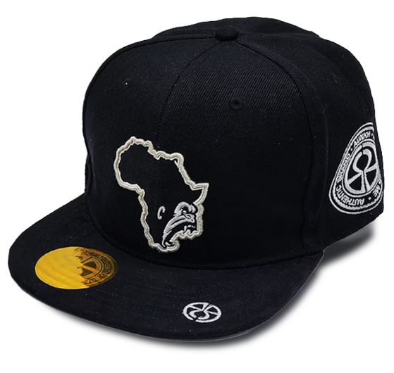 Africa outline map hat
